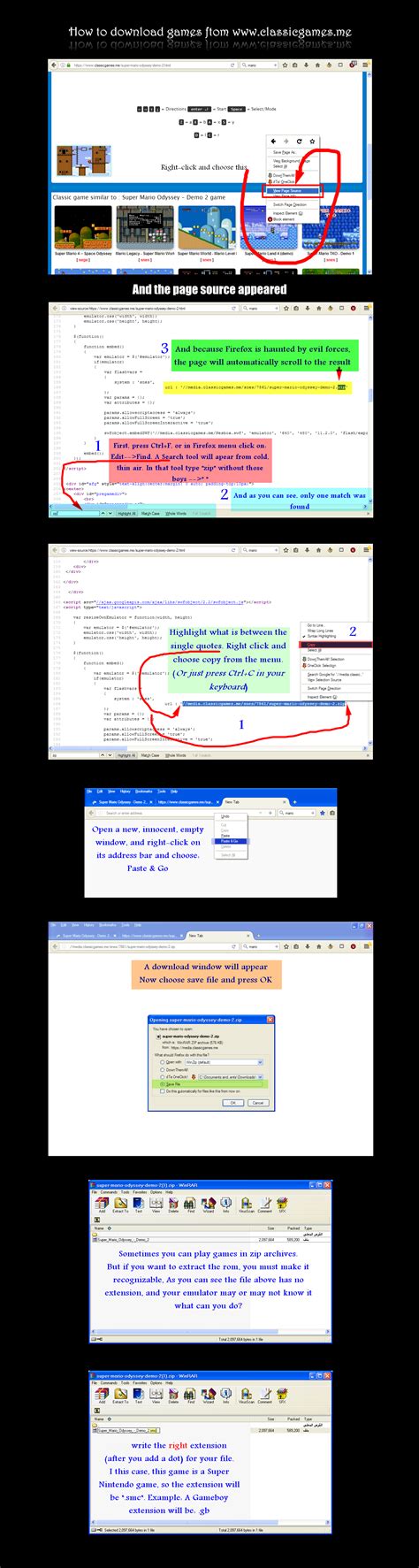 [Tutorial image] How to download undownloadable ROMS from www ...