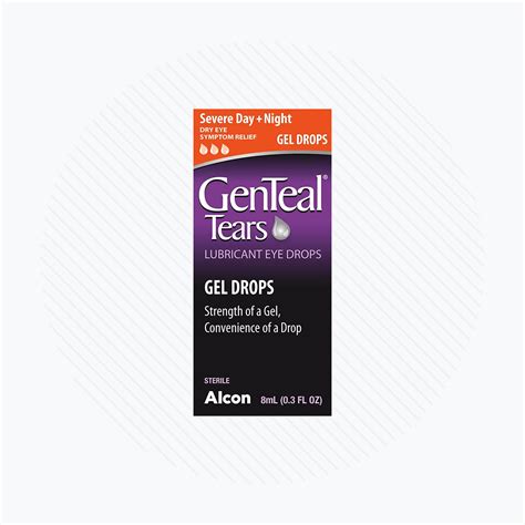 GenTeal Tears Lubricant Gel Eye Drops for Severe Day and Night Relief ...