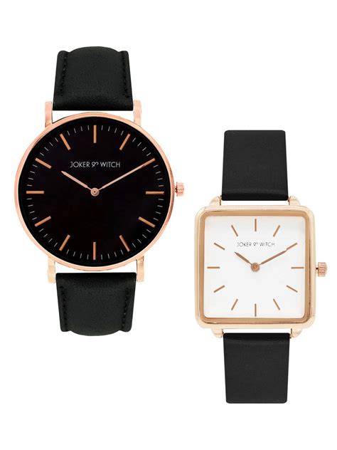 Joker & Witch Hercules & Meg Couple Watch Gift Set for Men and Women ...