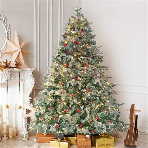 HOMAKER Pre-Lit 6ft Artificial Christmas Tree, Feel India | Ubuy