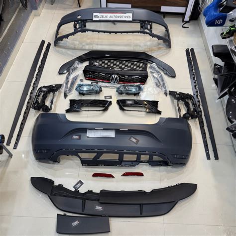 Volkswagen Polo (2010-2020) Aftermarket GTI Body Kit With Side Skirts ...