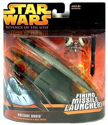 Hasbro Star Wars Revenge Of The Sith - "Vulture Droid" Firing Missile ...