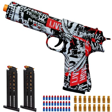 Buy Toy Soft Bullet new upgraded toy pistol, Shooting Games Education ...
