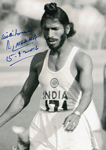 Autograph Photo of Milkha Singh : Amazon.in: Collectibles & Fine Arts