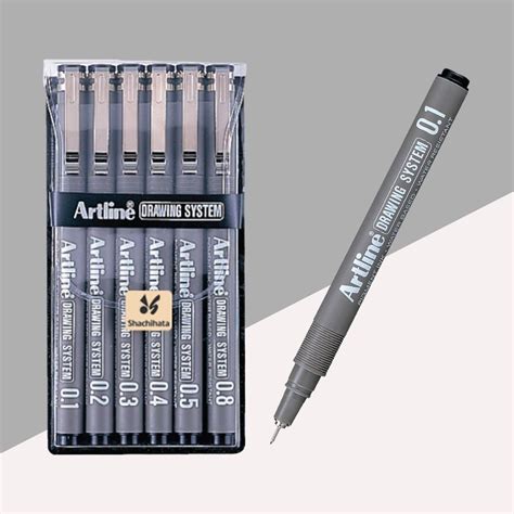 Artline Drawing System Technical Pens for Artistic Mastery ( Pack of 6 ...
