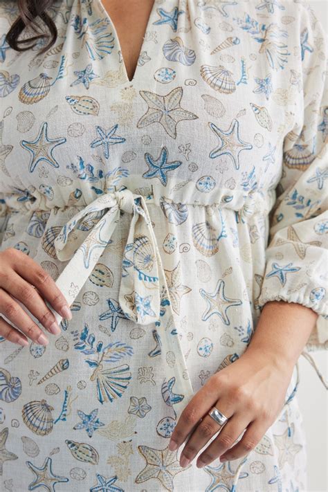 The Marine Handspun Handwoven Organic Cotton Short Dress | SUI – Sui