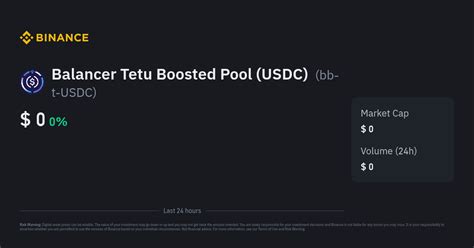 Balancer Tetu Boosted Pool (USDC) Price | bb-t-USDC Price Index, Live ...