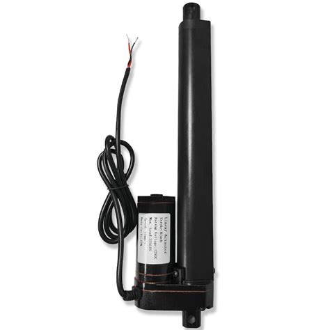 Buy Black 8 INCH Heavy Duty Linear Actuator Stroke 225 Pound LB Max ...