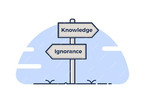 Premium Vector | Signpost pointing to 2 opposite directions knowledge ...