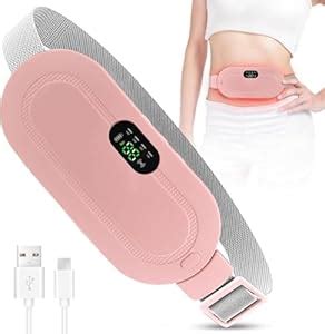 Menstrual Heating Pad for Cramps, 3 Heat Levels & 4 Massage Modes ...