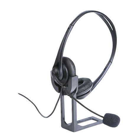 Tunable Binaural Head-mounted Telephone Headset with Mic for Phone ...