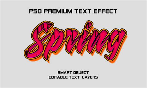 Image result for Spring Pattern Text Effect