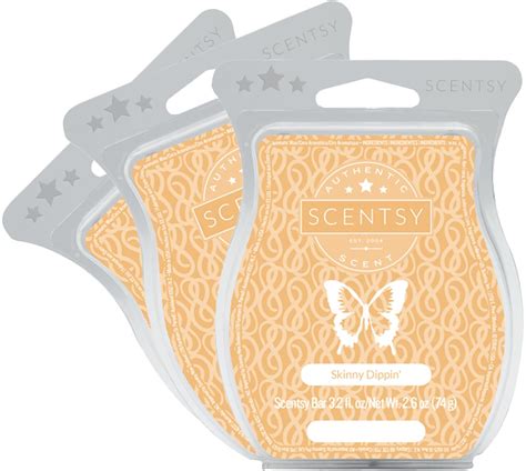 Scentsy, Skinny Dippin', Wickless Candle Tart Warmer Wax 3.2 Oz Bar, (3 ...