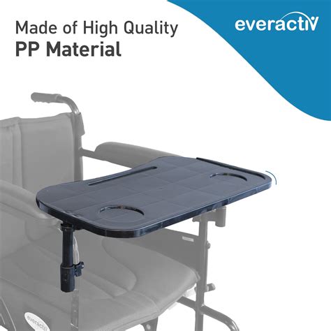 Everactiv Multipurpose Tray for Wheelchair - Ideal for Eating, Reading ...