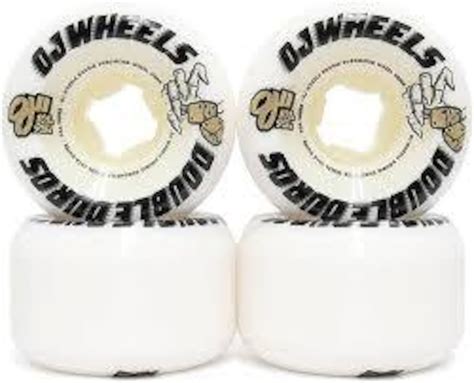 OJ WHEELS 54mm Double Duro White Mini Combo 101a/95a | DOGGER decks and ...