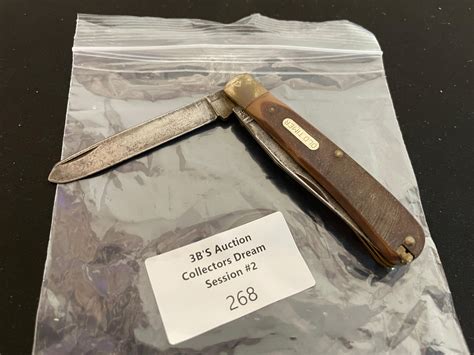 Lot - Vintage old timer pocket knife with tweezers and pick