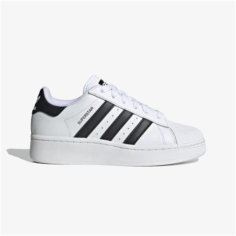 Buy White and Black Adidas Superstar XLG Women Shoes Online | Superkicks