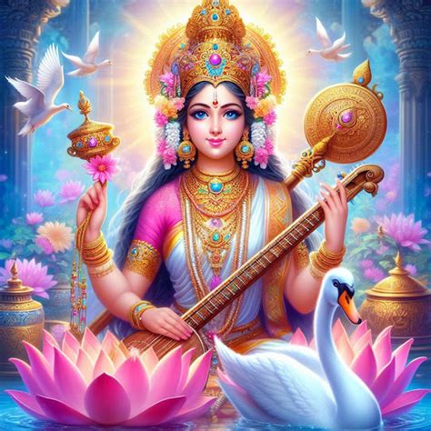 Goddess Sarasvati 5K HD Wallpapers Photos Pictures & Images