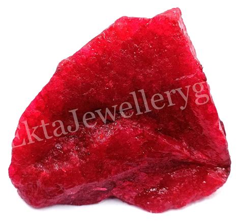 Buy Red Ruby Natural IGL Certified 3175.5 Carat Faceted Rough Loose ...
