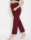 Buy Maternity Wide-Leg Pants - Wine Berry