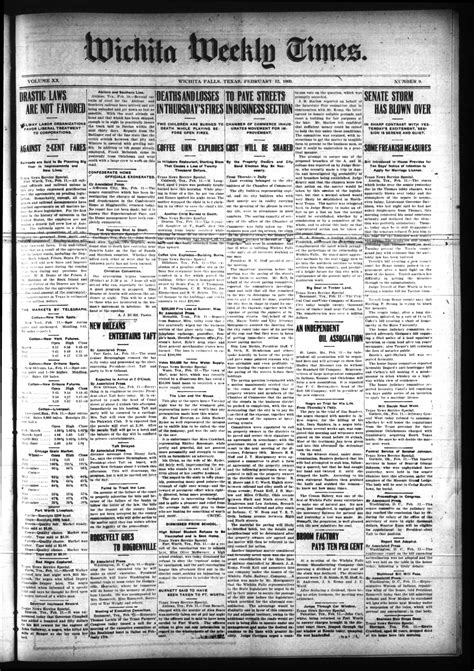 Wichita Weekly Times. (Wichita Falls, Tex.), Vol. 20, No. 9, Ed. 1 ...