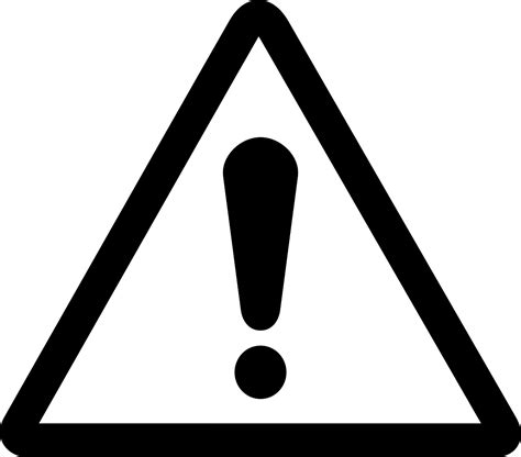 Exclamation Mark Icon, Symbol, Alert Sign Transparent PNG
