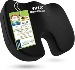 Coccyx Seat Cushion for Tailbone, Sciatica, Lower Back Pain Relief ...