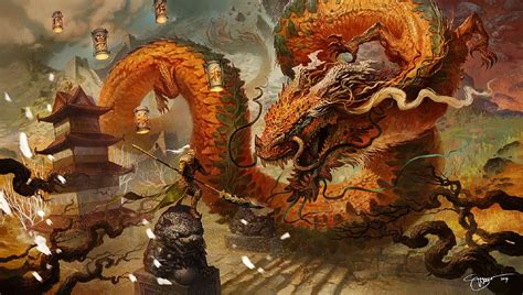 Fantasy Art Chinese Dragons