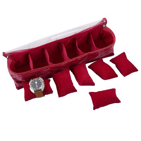 Kuber Industries 2 Pieces Watch Case/Wrist Watch Holder/Watch ...