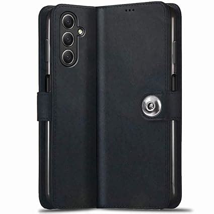 TheGiftKart Genuine Leather Finish Flip Back Cover Case for Samsung ...