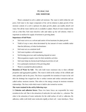 Problem Soils - Lecture notes 5-6 - PROBLEM SOILS The problem soils are ...