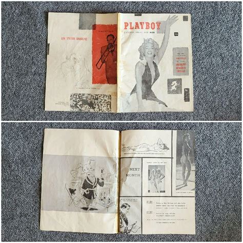 ORIGINAL PLAYBOY MAGAZINE MARILYN MONROE FIRST ISSUE DECEMBER 1953 ...