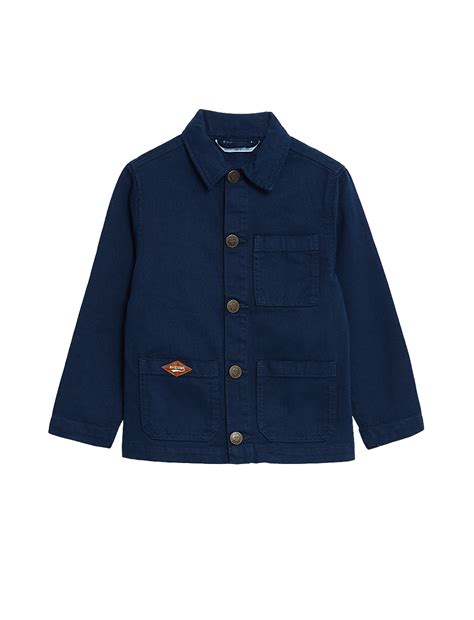 Pure Cotton Shacket (2-8 Yrs)