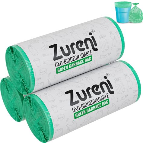 Zureni OXO-Biodegradable Garbage Dustbin Bags (Large, 60 x 81 cm or 24 ...