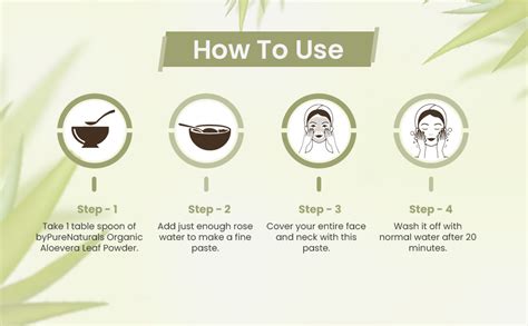 byPureNaturals 100% Natural Herbal Organic Aloe Vera Leaf Powder | For ...