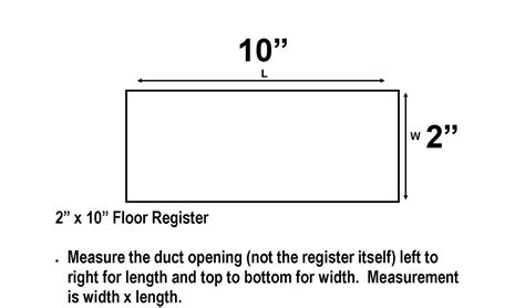 Buy Accord ABFRBR210 Floor Register with Louvered Design, 2-Inch x 10 ...