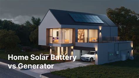 Image result for Solar Battery Array vs Generator