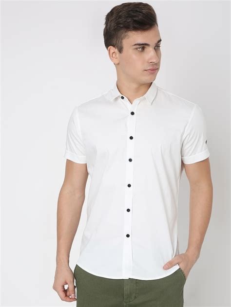 Men'S Knit Shirt Buzz In Slim Shirt