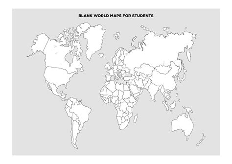 Blank World Map: Your Printable Adventure Awaits