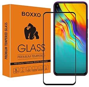 BOXXO Premium Edge to Edge Tempered Glass Screen Protector for Infinix ...