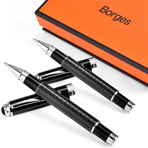 Borges Business Gift Carbon Fiber Ballpoint Pen - India | Ubuy