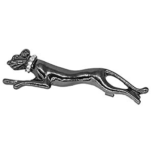 Buy Sullery Vintage Crystal Running Panther Leopard Lapel Pin Chain ...