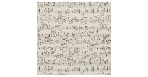 Music notes fabric | Zazzle