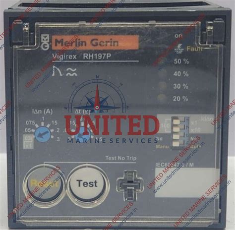 MERLIN GERIN VIGIREX RH197P EARTH-LEAKAGE RELAY | United Marine Services