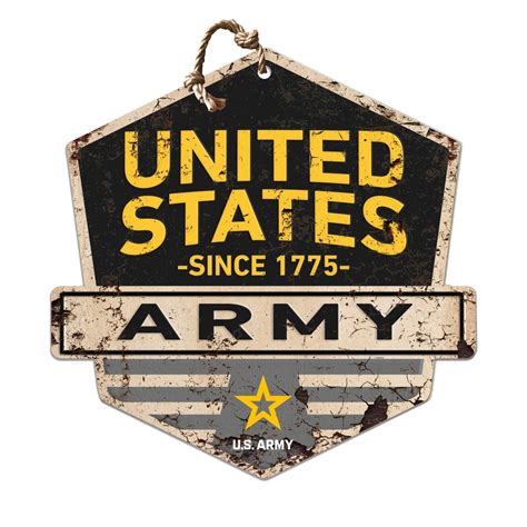Army Rustic Badge Logo Sign* – Armed Forces Gear