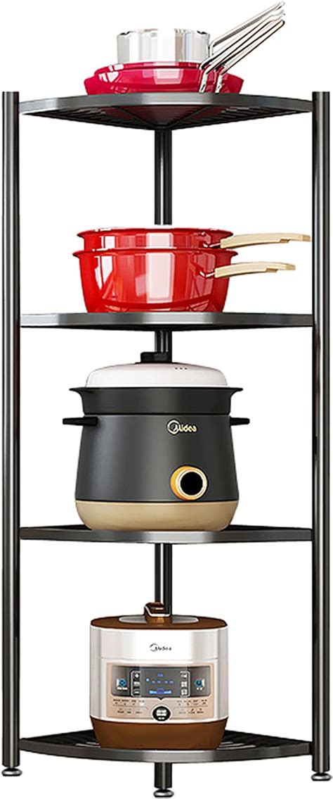 Buy Kitchen Corner Shelf Rack, Multi-Layer Pot Rack Storage Organizer ...