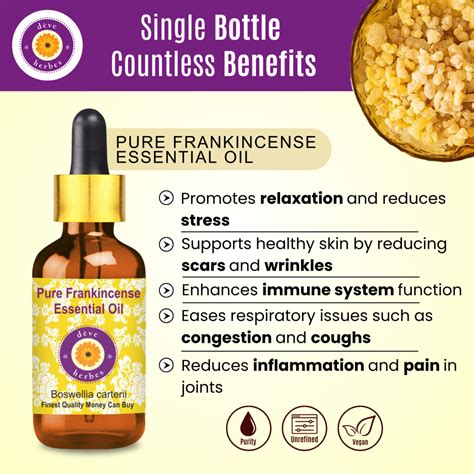 Pure Frankincense Essential Oil (Boswellia Carterii) | 100% Natural ...