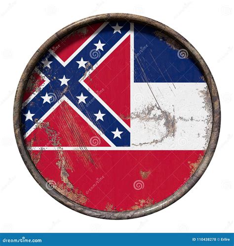Old Mississippi flag stock illustration. Illustration of abstract ...