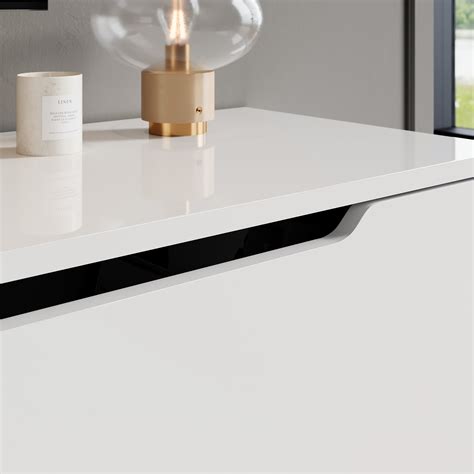 ELEGANT TV Stand Modern High Gloss TV Unit Stand with LED for up to 55 ...