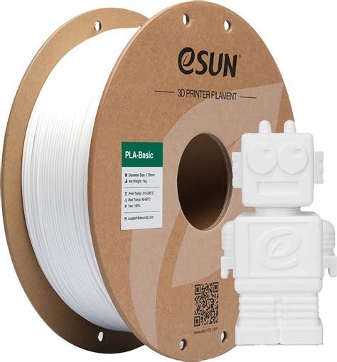 eSUN Filamento PLA 1,75 mm, filamento di Basic PLA per stampanti 3D ...
